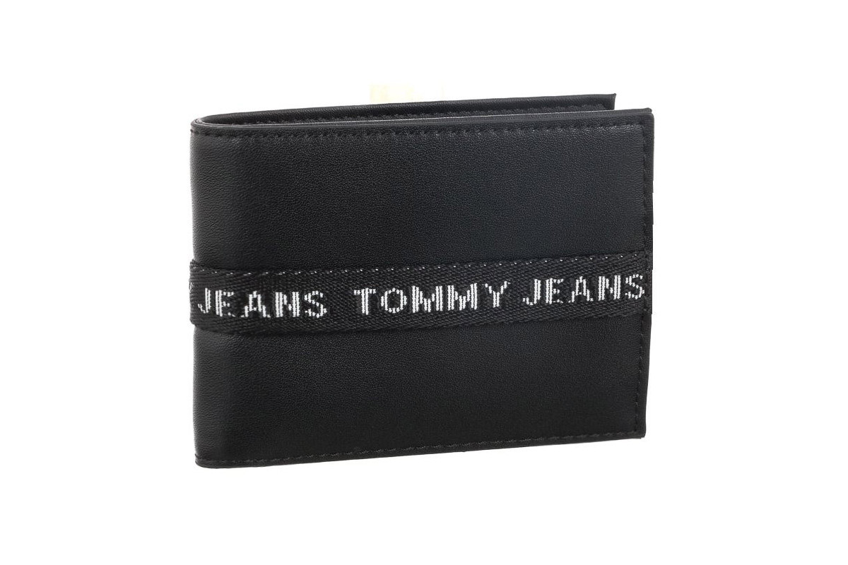 Tommy Jeans Tjm Essential Cc Wallet And Coin Πορτοφόλι (AM0AM11025 BDS) Μαύρο